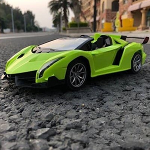 ماشین کنترلی لامبورگینی وننو سبز Lamborghini Veneno Roadster Green metallic 1:18-اسباب بازی